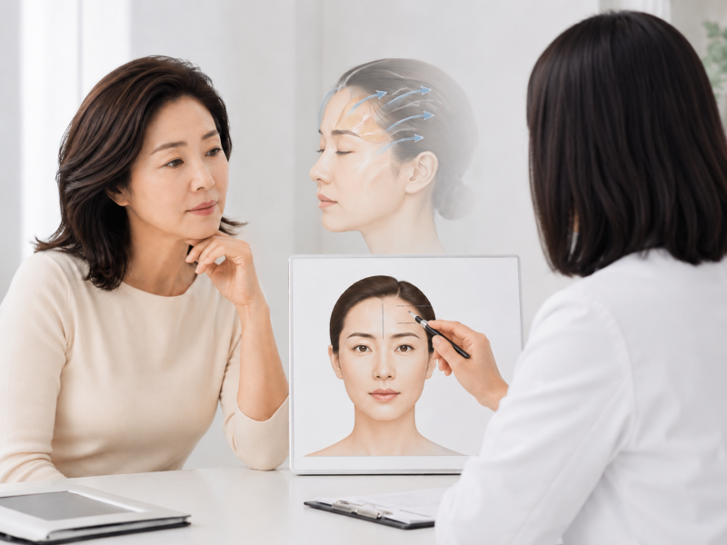 강남역 상안검 수술만으로 부족한 경우? 이마거상이 필요한 눈꺼풀 처짐 특징 사진 5